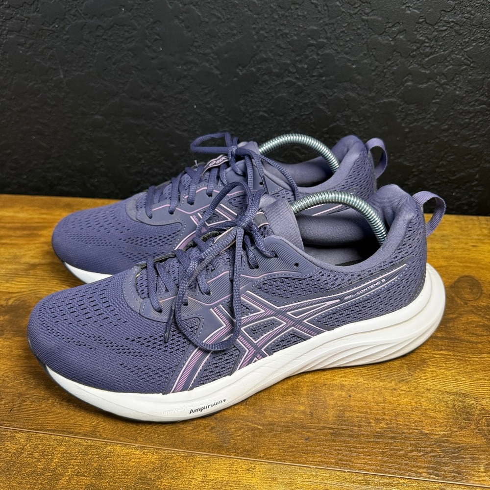 ASICS Gel-Contend 9 1012B681 Purple Mesh Running Shoes Womens Size 11 - Picture 3 of 7